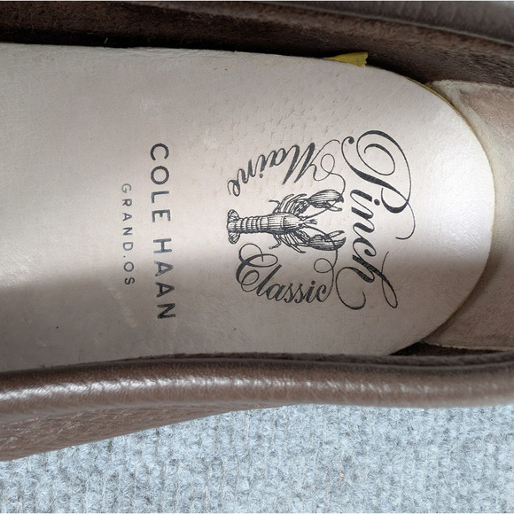 Cole Haan Grand OS Penny Loafer Mens 13 Brown Leather Pinch Preppy Old Money main image 4